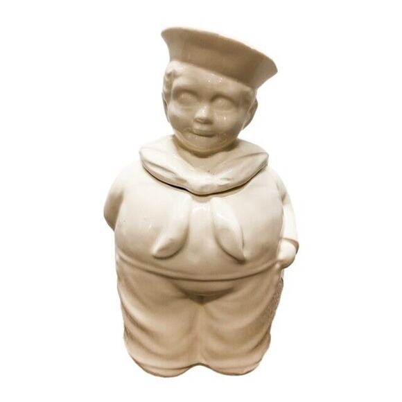 Vintage Shawnee Pottery Sailor Boy Cookie Jar 1940s - Picture 1 of 6